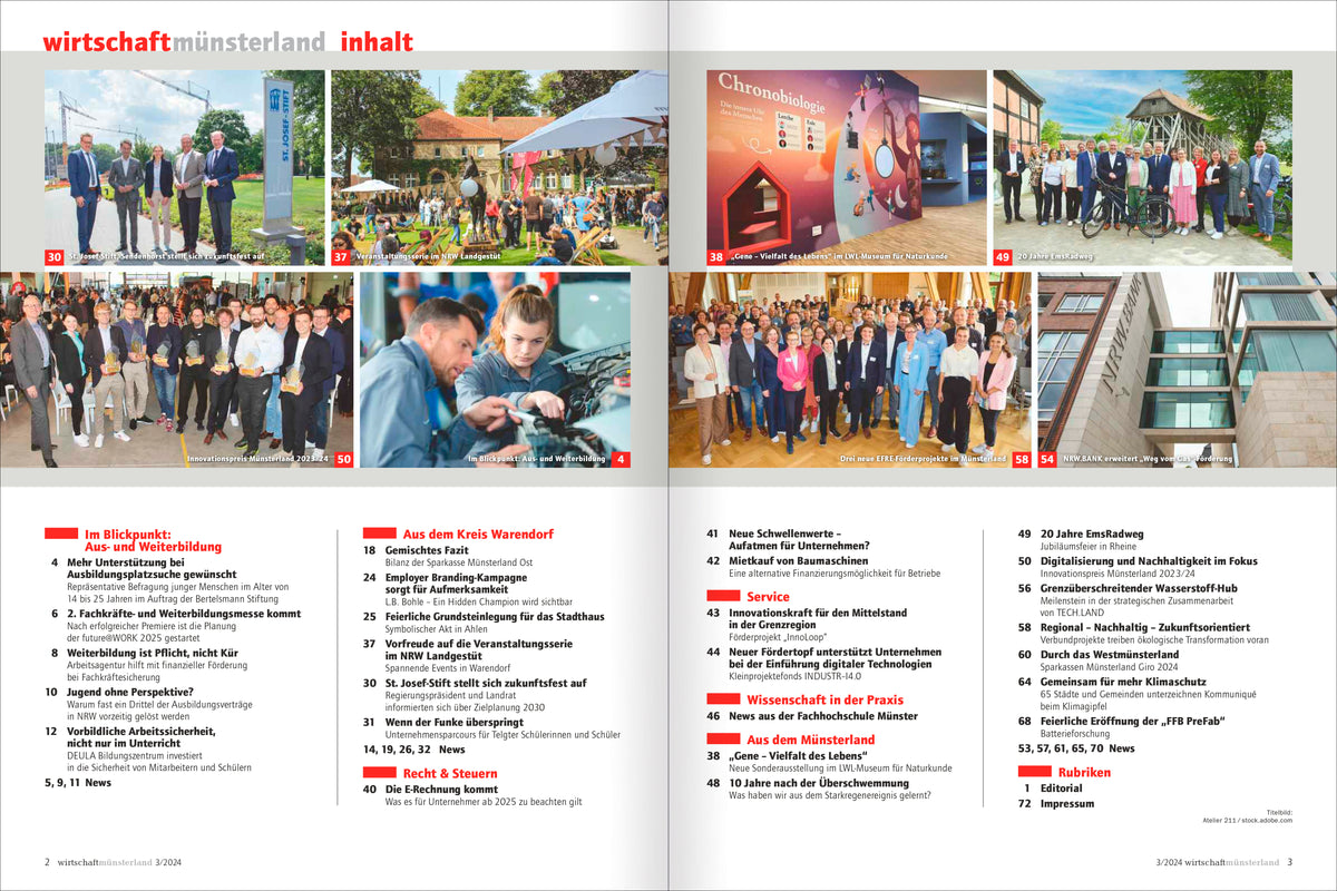 Wirtschaft Münsterland (WAF) 3/2024 - Bild 2